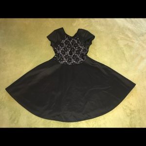 forever girl black dress sz 12